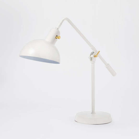 Cantilever Task Table Lamp (Includes LED Light Bulb) White - Threshold Designed - Picture 2 of 2